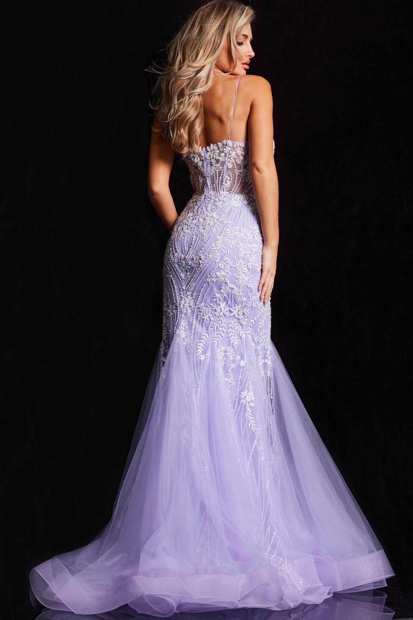 Jovani 37414 Long Formal Mermaid Prom Dress