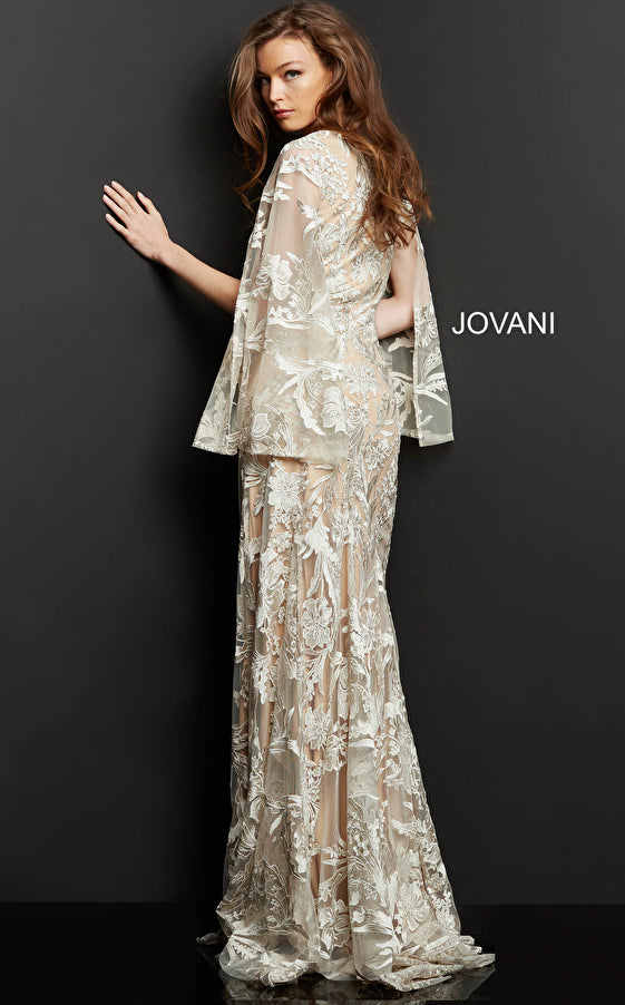 Jovani 00752 Long Sleeve Sleeve Mother of the Bride Gown