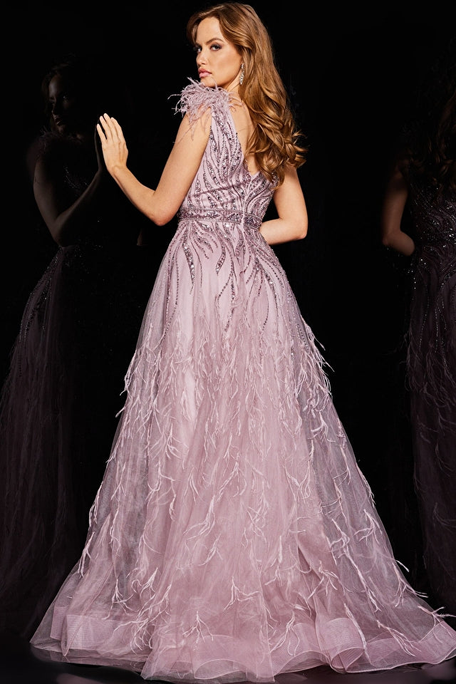 Jovani 2400 Sleeveless Long Beaded Formal Gown